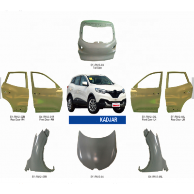 Aftermarket Car tail gate,fender,door,hood for RE-NAULT KADJAR Car body parts,KADJAR body kits